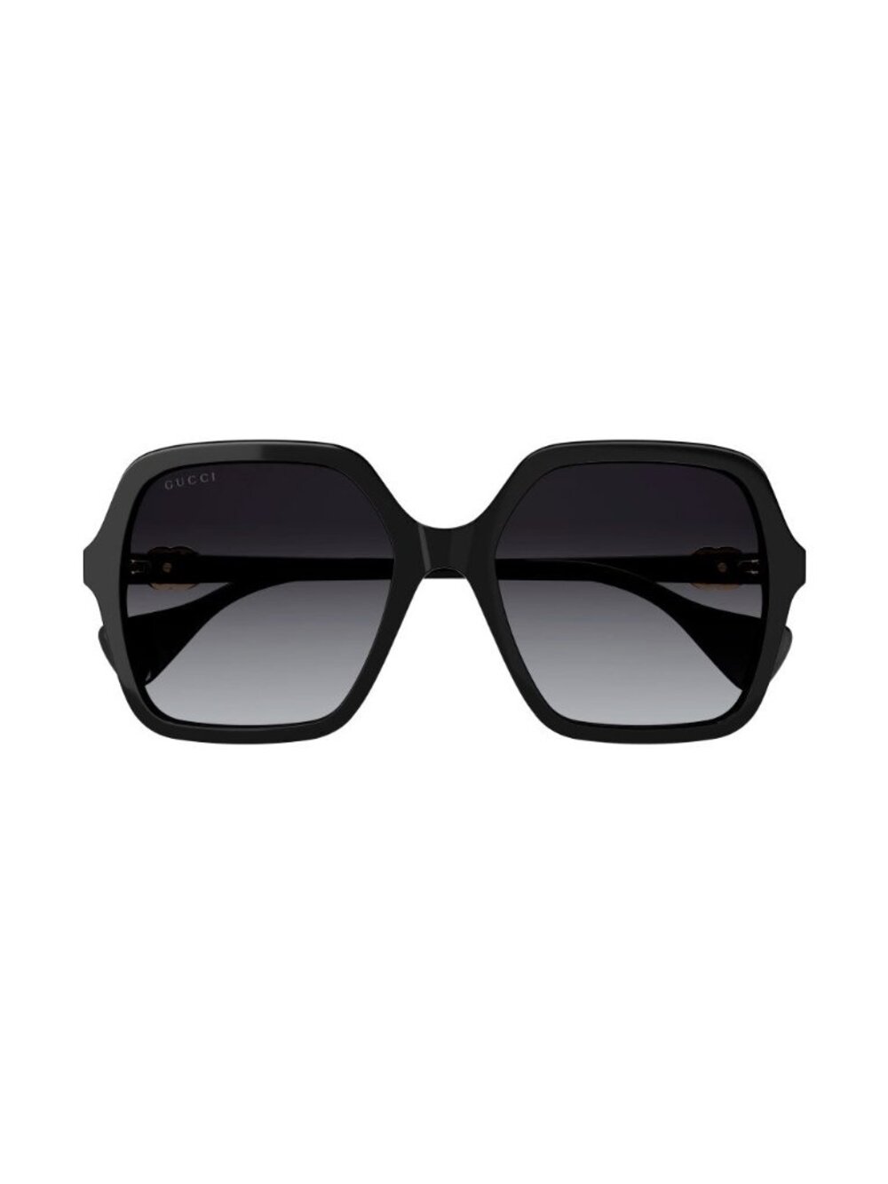 New Gucci Unisex Sunglasses Black Square Multicolor Lens Acetate Frame GG1072SA - Picture 2 of 3